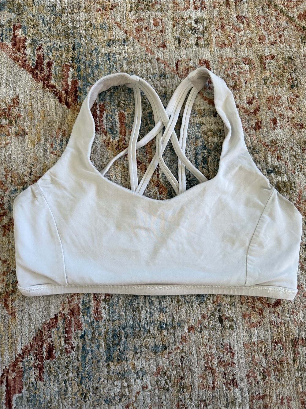 lululemon athletica White Strappy Sports Bra